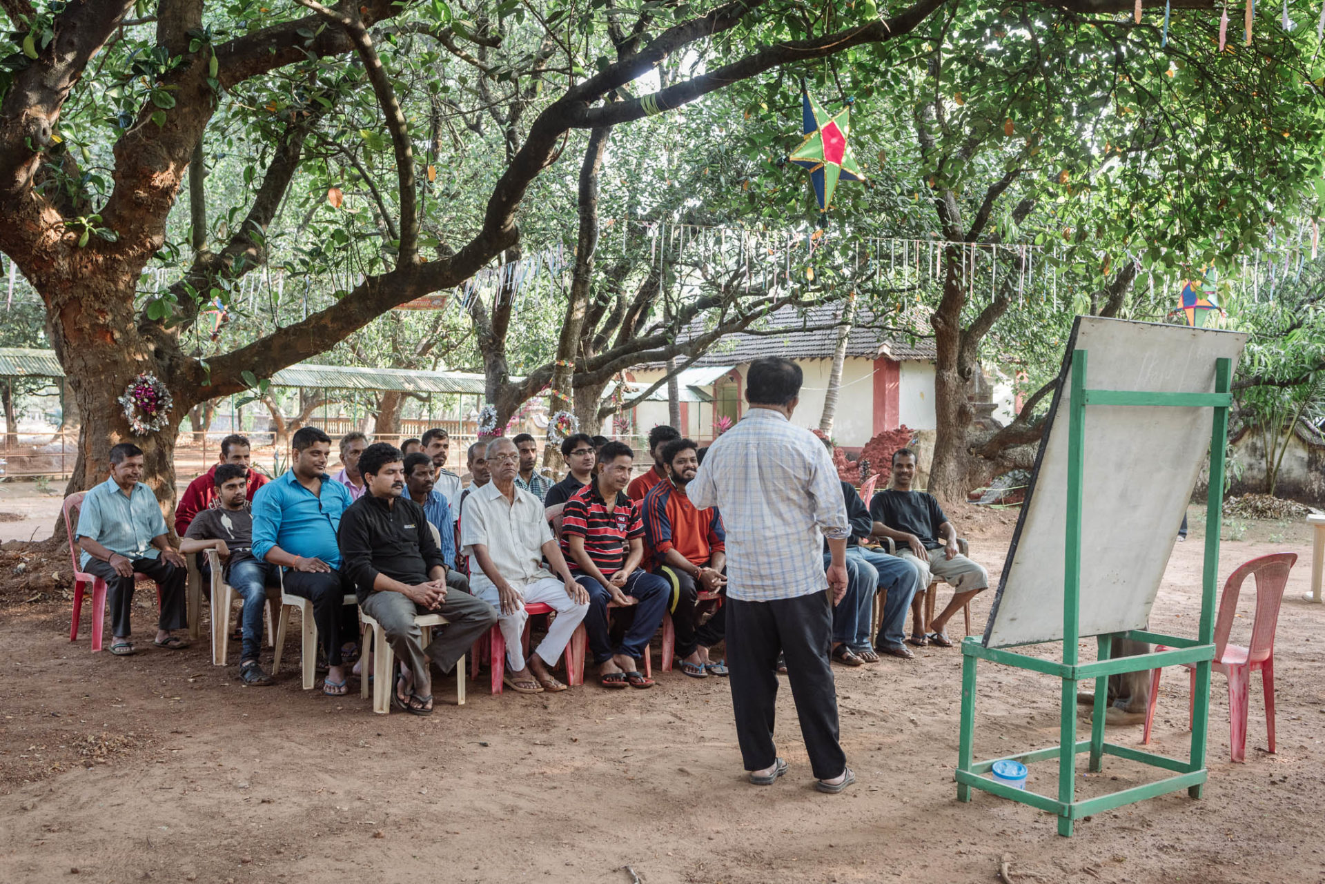 Outdoor Classroom at the Rehabilitation Center, Kripa Foundation, Anjuna